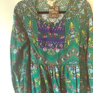Matilda Jane boho shirt size Medium